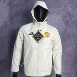 2024/25 M Utd White Windbreaker