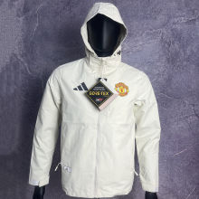 2024/25 M Utd White Windbreaker