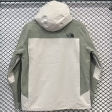 2025 THE N FACE White Green Windbreaker