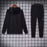 2025 Argentina Black Hoody Zipper Jacket Tracksuit