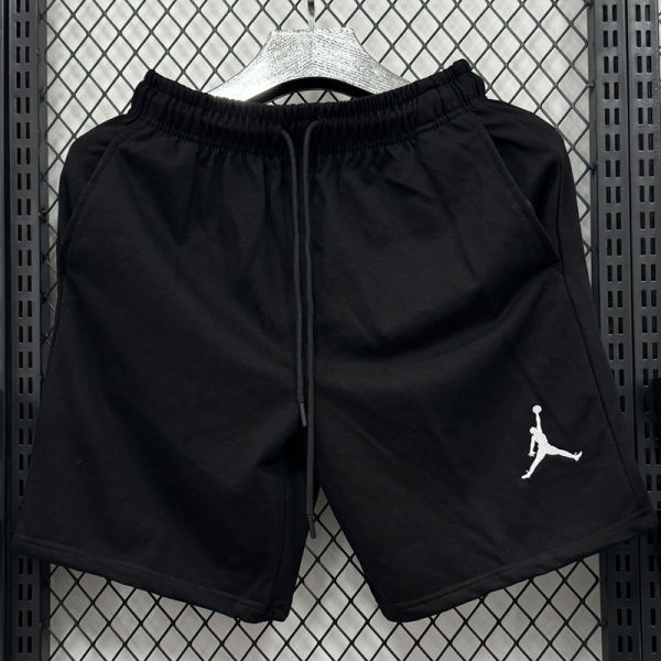 2025 Jordan Black Pure Cotton Fabric Casual Short Pants M17