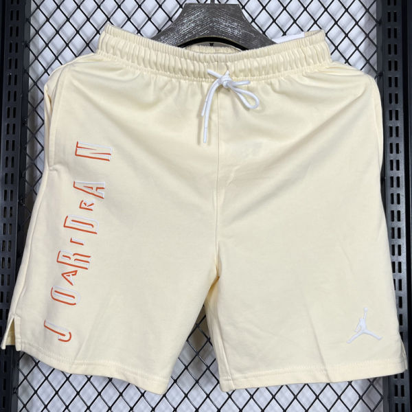 2025 Jordan Beige Pure Cotton Fabric Casual Short Pants M006