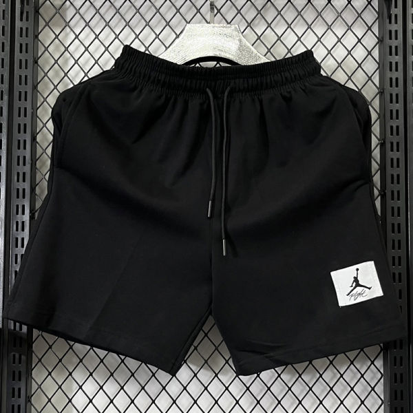 2025 Jordan Black Pure Cotton Fabric Casual Short Pants 黑标M001