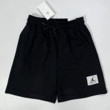 2025 Jordan Black Pure Cotton Fabric Casual Short Pants 黑标M001