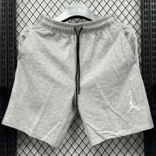 2025 Jordan Grey Pure Cotton Fabric Casual Short Pants M17