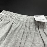 2025 Jordan Grey Pure Cotton Fabric Casual Short Pants M15