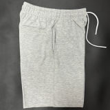 2025 Jordan Grey Pure Cotton Fabric Casual Short Pants M15