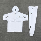 2025 NK~ White Hoody Zipper Jacket Tracksuit