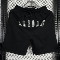 2025 Jordan Black Pure Cotton Fabric Casual Short Pants M005