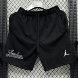 2025 Jordan Black Pure Cotton Fabric Casual Short Pants M19