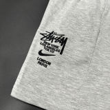 2025 Jordan Grey Pure Cotton Fabric Casual Short Pants M15