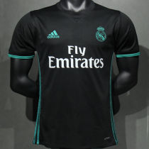 2017/18 RM Away Black Retro Player Version Soccer Jersey 球员版
