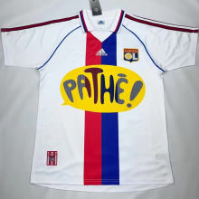 2000/01 Lyon Home White Retro Soccer Jersey