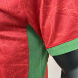 2025 Morocco Home Red Player Version Soccer Jersey