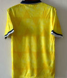 1991 Lazio Away Yellow Retro Soccer Jersey