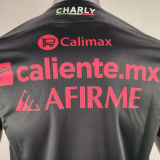 2024/25 Tijuana Home Red Black Player Version Soccer Jersey 蒂华纳