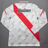 1996 River Plate Home Retro Long Sleeve  Soccer Jersey