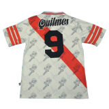 1996 River Plate Home Retro Long Sleeve  Soccer Jersey