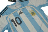 2006 Argentina Home Retro Long Sleeve Soccer Jersey