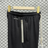 2024/25 Nk~ Black Pure Cotton Sports Trousers Zipper style