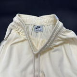 2024/25 Nk~ White Pure Cotton Sports Trousers Zipper style