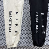 2024/25 Nk~ Black Pure Cotton Sports Trousers Zipper style