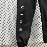 2024/25 Nk~ Black Pure Cotton Sports Trousers Zipper style