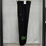 2024/25 Nk~ Black Pure Cotton Sports Trousers Zipper style