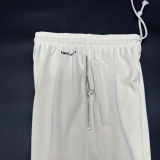 2024/25 Nk~ White Pure Cotton Sports Trousers Zipper style