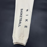 2024/25 Nk~ White Pure Cotton Sports Trousers Zipper style