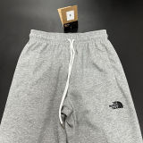 2025 TNF Grey Pure Cotton Sports Trousers Zipper style