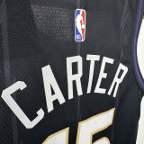 2025 Timberwolves CARTER #15 Black  NBA Jerseys 热压