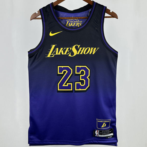2025 Lakers JAMES #23 City Edition NBA Jerseys