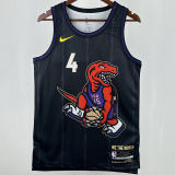 2025 Timberwolves BARNES #4 Black  NBA Jerseys 热压