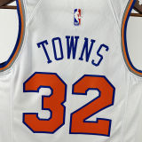2025 NY Knicks TOWNS  #32 White City Edition NBA Jerseys