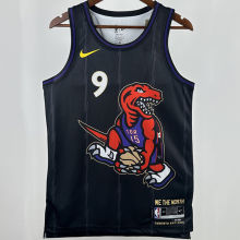2025 Timberwolves BARRETT #9 Black  NBA Jerseys 热压