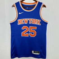2025 NY Knicks BRIDGES  #25 Blue City Edition NBA Jerseys