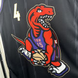 2025 Timberwolves BARNES #4 Black  NBA Jerseys 热压