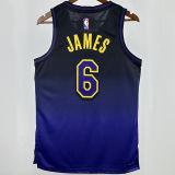 2025 Lakers JAMES #6 City Edition NBA Jerseys