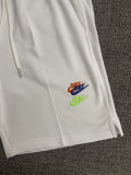 2025 NK White Embroidered Multicolor Logo Casual Short Pants CN02白