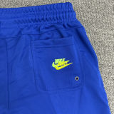2025 NK Blue Embroidered Multicolor Logo Casual Short Pants CN02深彩蓝