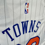 2025 NY Knicks TOWNS #32 White City Edition NBA Jerseys