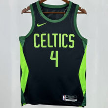 2025 Celtics HOLIDAY #4   Black City Edition NBA Jerseys