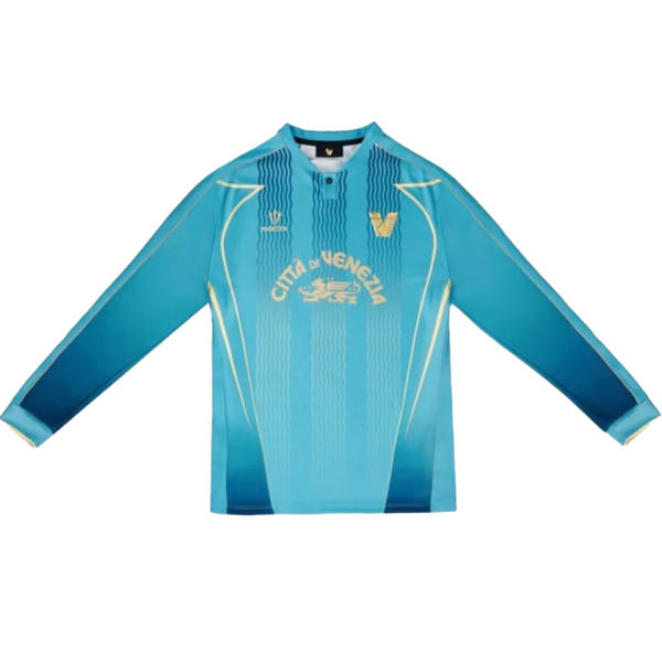 2024/25 Venezia FC Third Blue Fans Long Sleeve Soccer Jersey