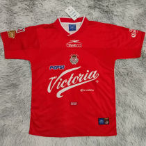 2000/01 Deportivo Toluca Home Red Retro Soccer Jersey 托卢卡
