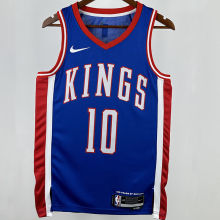 2025 Kings DEROZAN #10 Purple City Edition NBA Jerseys 热压