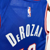 2025 Kings DEROZAN #10 Purple City Edition NBA Jerseys 热压