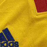 2000 Romania Home Yellow Retro Fans Soccer Jersey