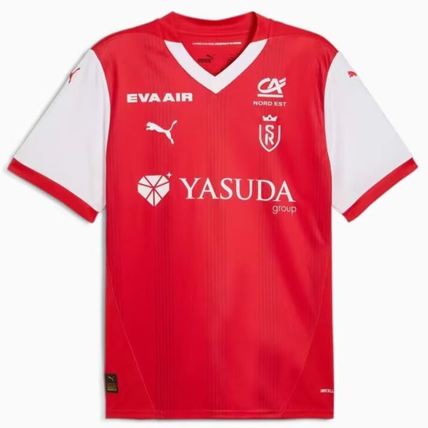 2024/25 Stade de Reims Home Red Fans Soccer Jersey