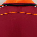 1998/99 Roma Red Home Retro Long SLeeve Soccer Jersey